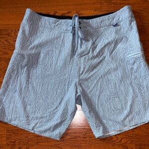 AFTCO Blue Board Shorts Swimwear